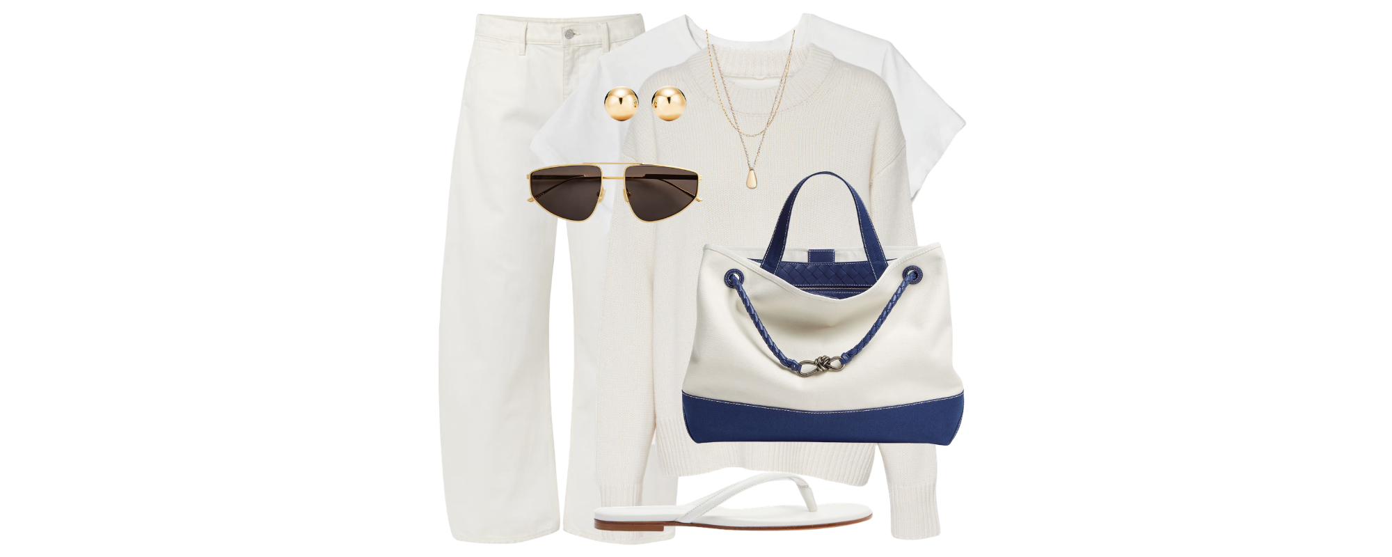 a pop of blue