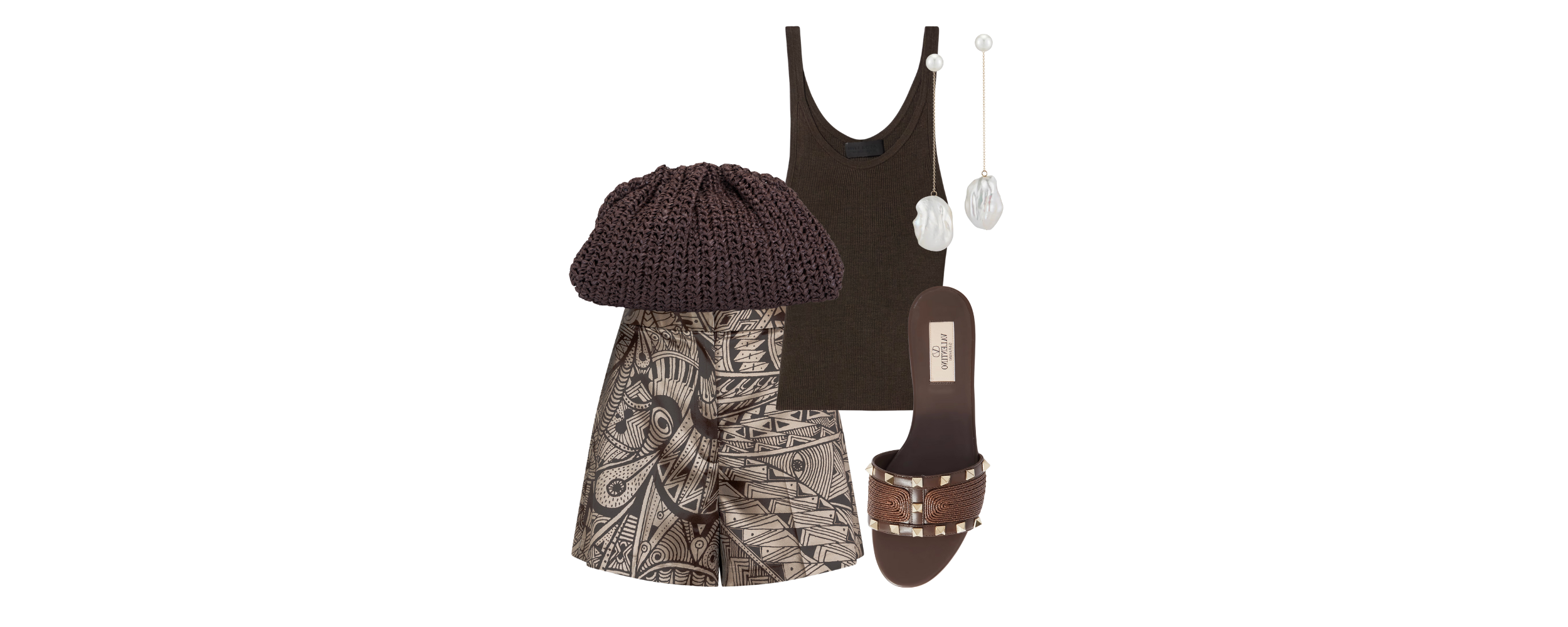 brown shapes