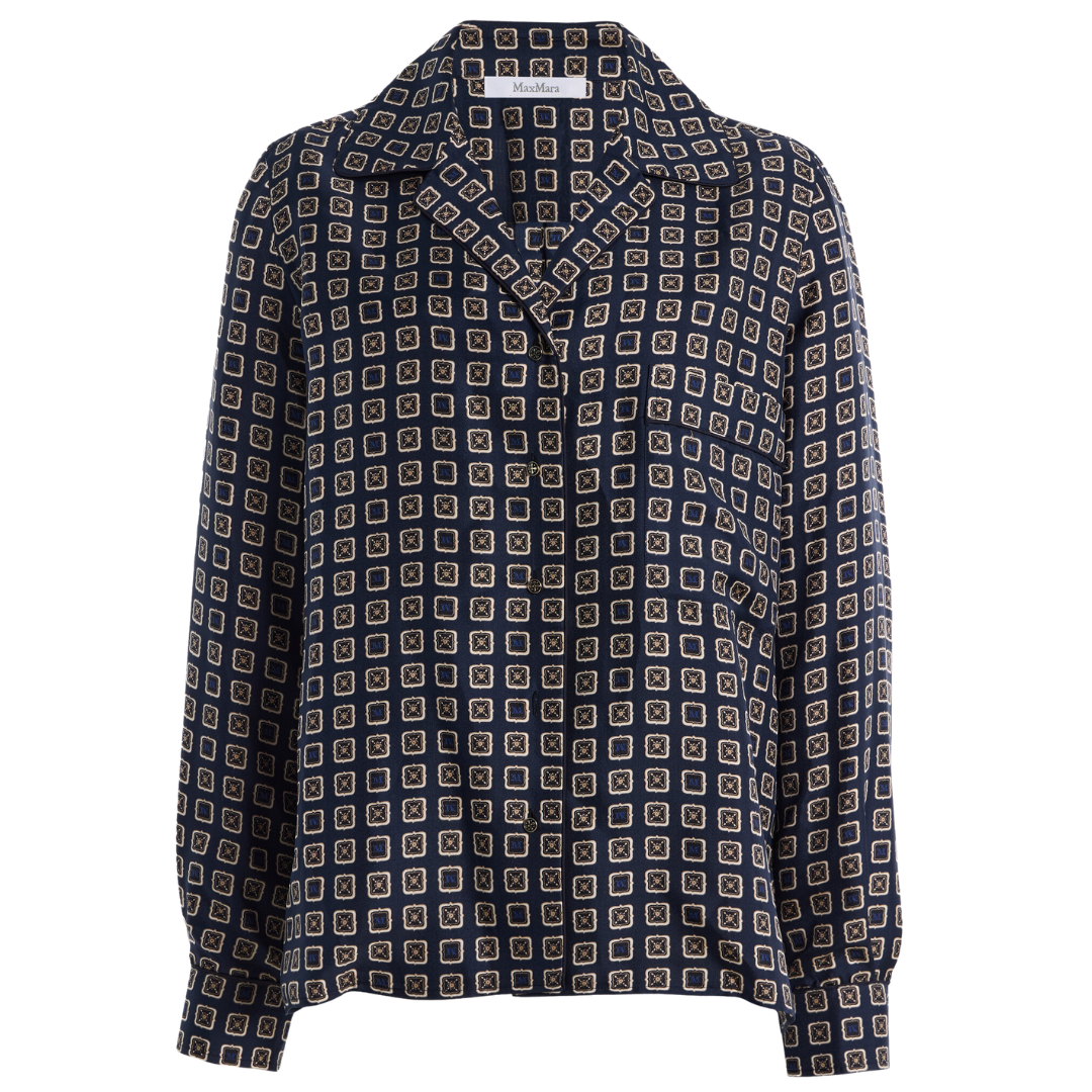 Patterned shirt on a white background