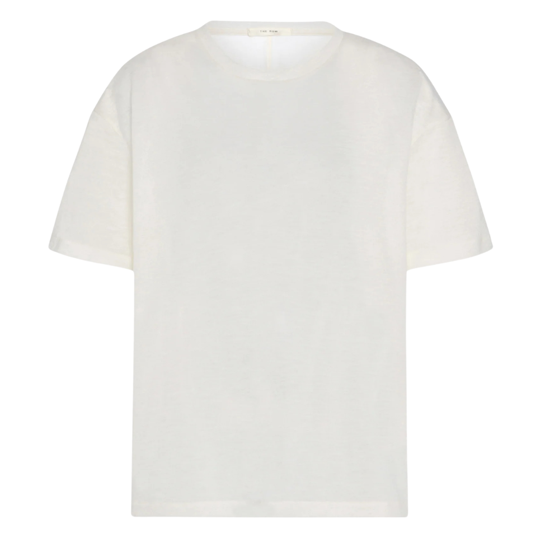 White t-shirt on a white background